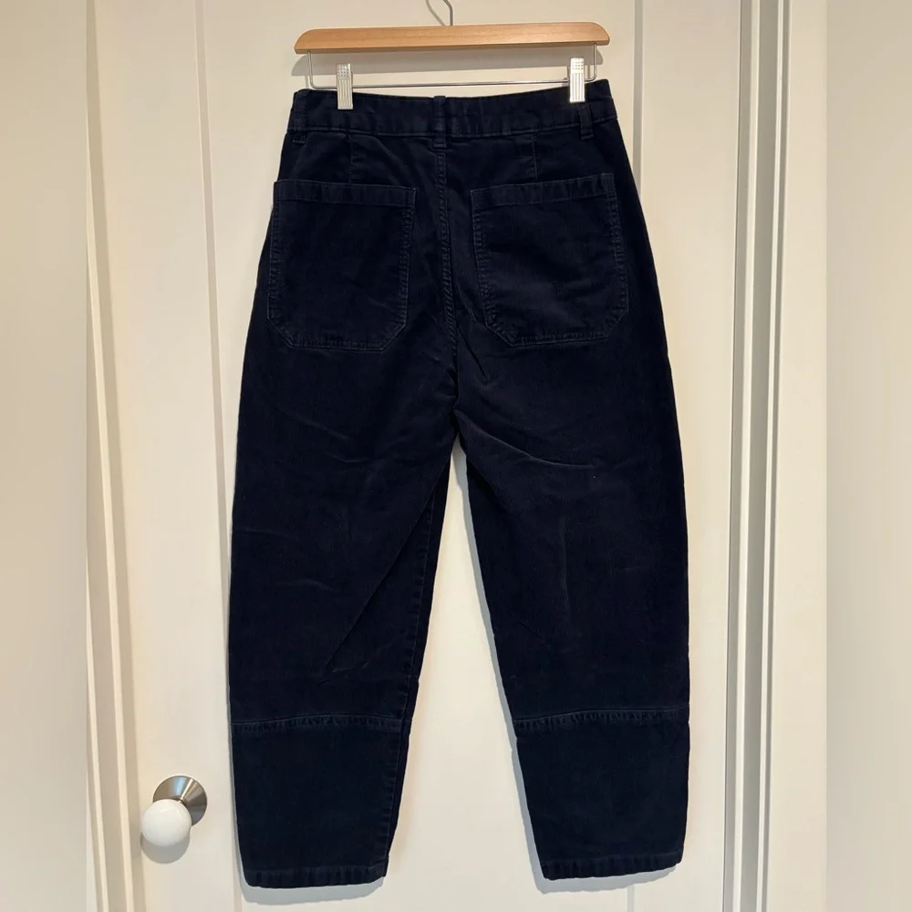 Everlane - The Utility Barrel Pant - Navy Corduroy - Size 6 - Picture 3 of 15